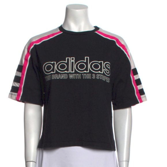 ADIDAS Graphic Print Crew Neck T-Shirt - Picture 1 of 3